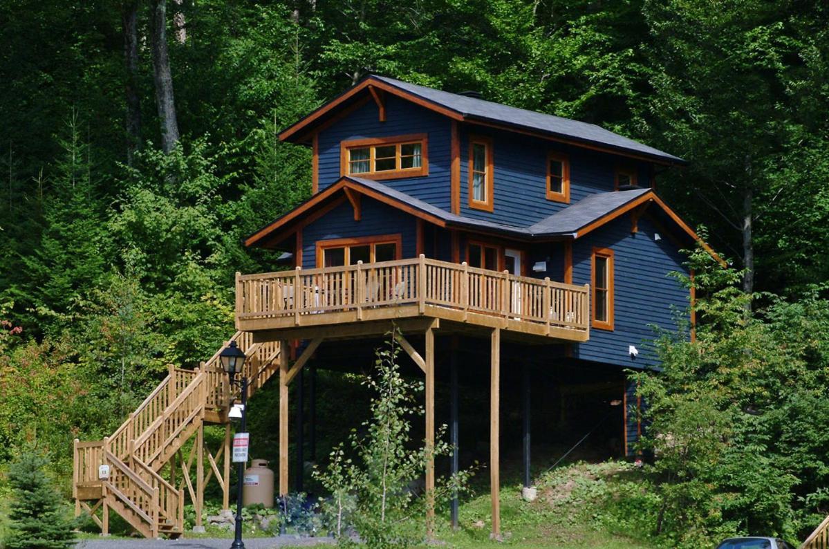 Chalets Alpins - 11 Chemin Des Skieurs Stoneham Exteriör bild